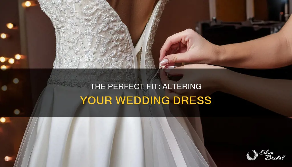 how to get a wedding dress altered
