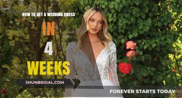Get a Wedding Dress in a Month: A Guide