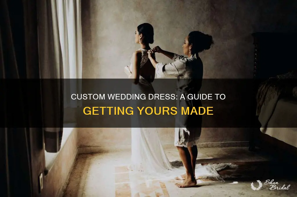 how to get a wedding dress made