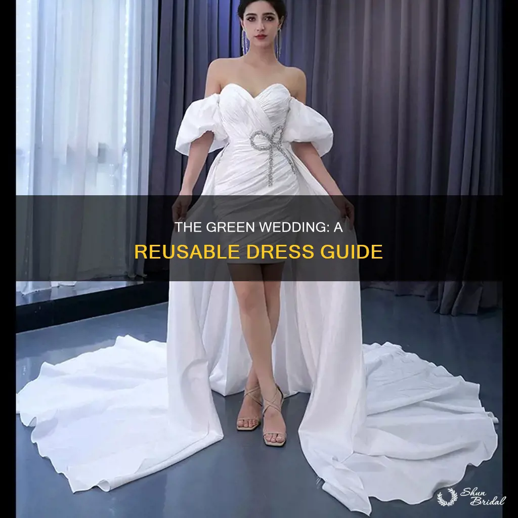 how to get a wedding dress that can be reused