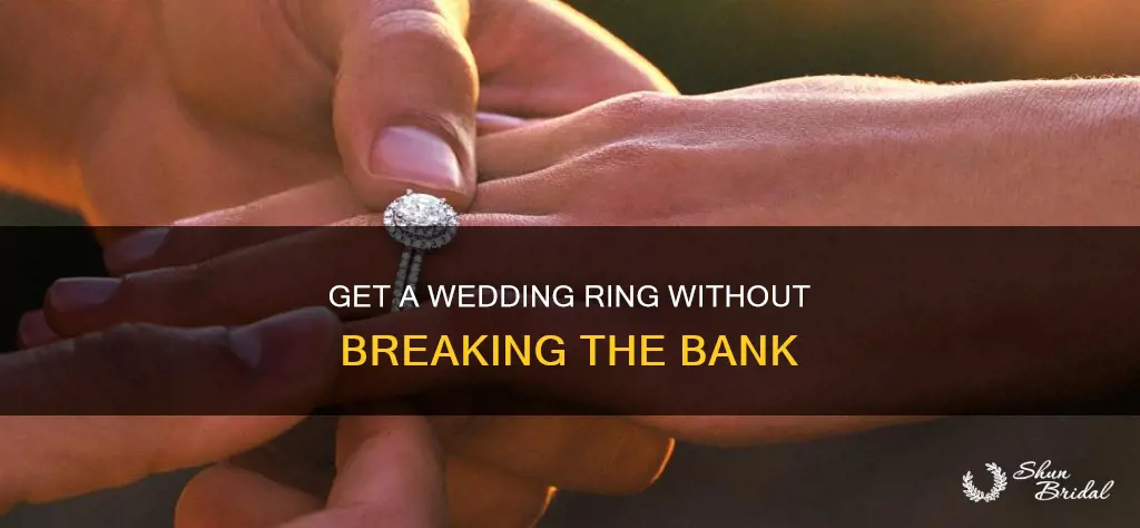 how to get a wedding ring with no money