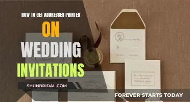 Printing Addresses on Wedding Invites: A Step-by-Step Guide