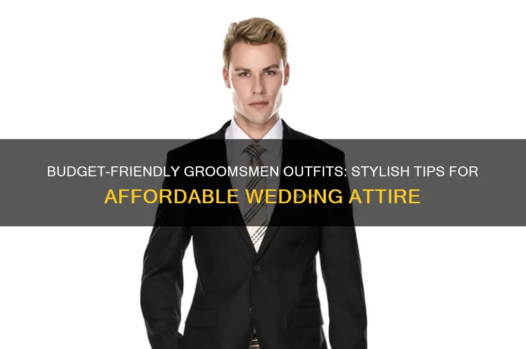 how to get affordable groomsmen outfit