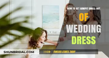 Remove Armpit Stains and Odor from Your Wedding Dress
