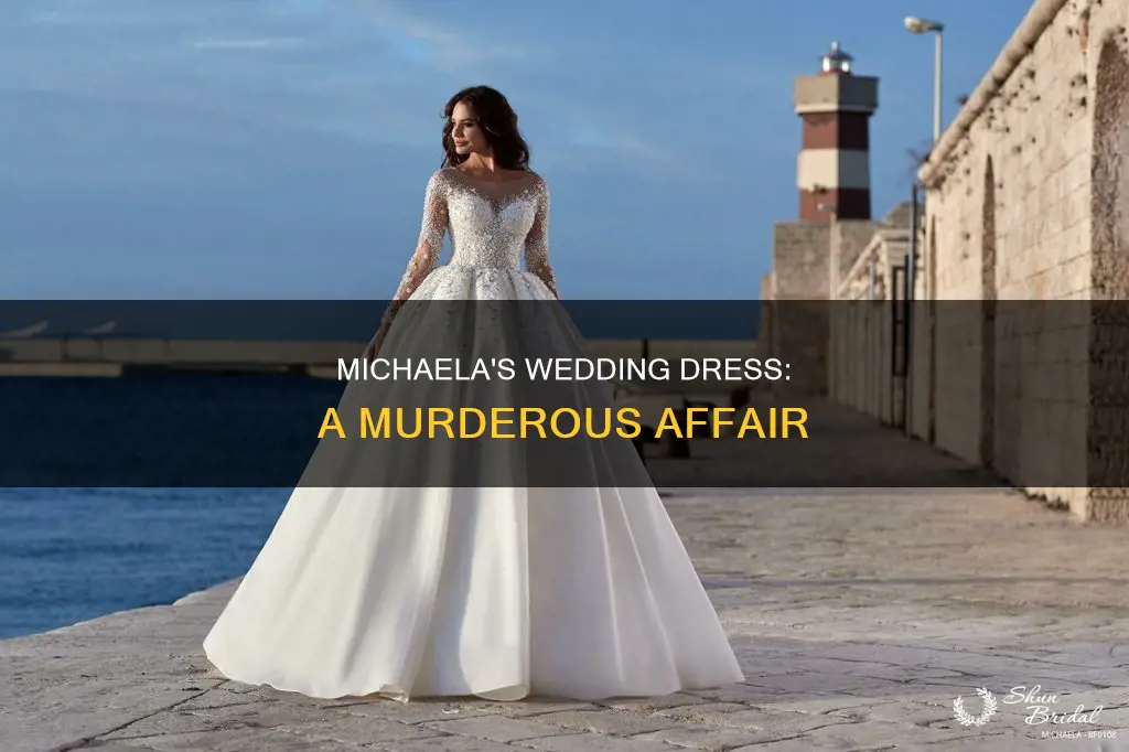 how to get away with murder michaela wedding dress