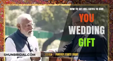 How to Get Bill Gates to Gift You a Wedding Present
