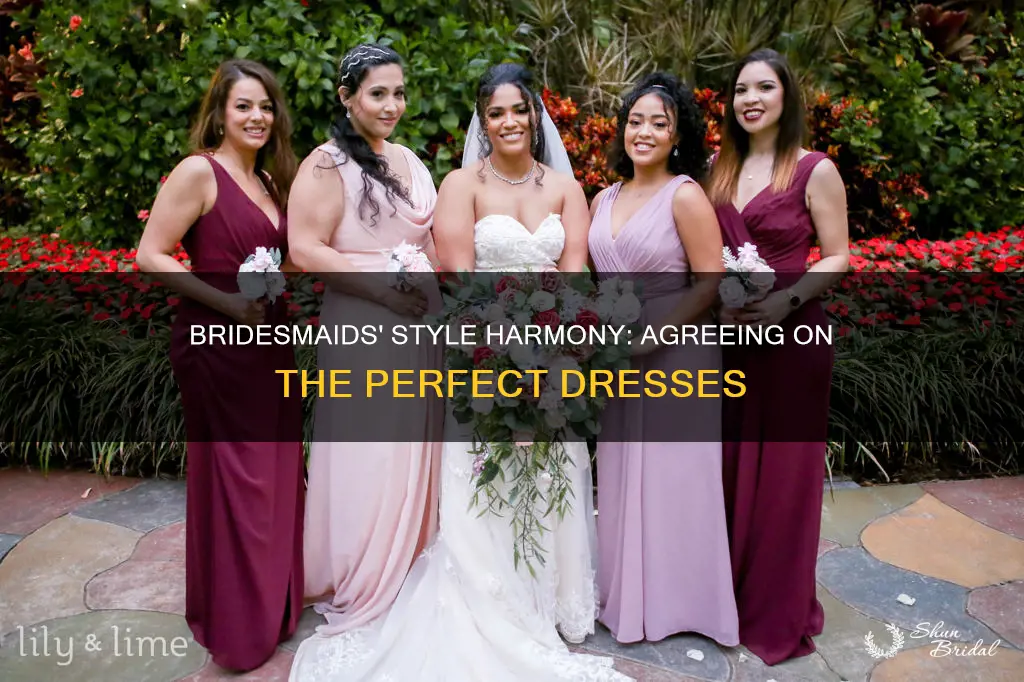 how to get bridesmaids to agree on dress