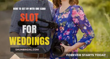 Mastering Wedding Photography: Efficiently Using a Single Card Slot