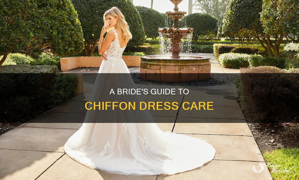 how to get creases out of chiffon wedding dress