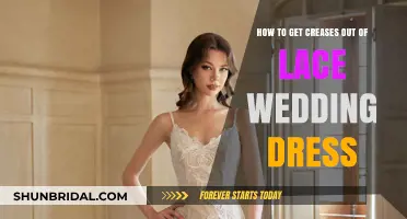 Keep Your Lace Wedding Dress Crease-Free