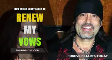 Renewing Vows with Danny Koker: A Step-by-Step Guide