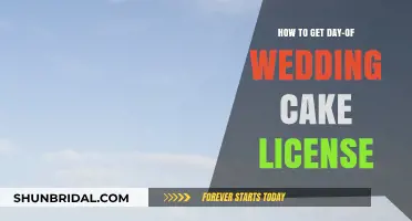 Secure Your Day-of Wedding Cake License: A Step-by-Step Guide