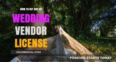 Securing Your Day-of Wedding Vendor License: A Step-by-Step Guide