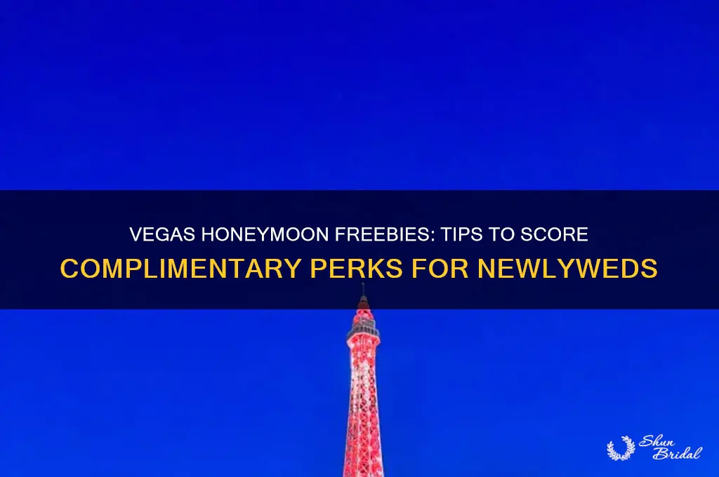 how to get free stuff on your honeymoon in vegas