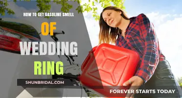 Remove Gasoline Odor from Wedding Ring