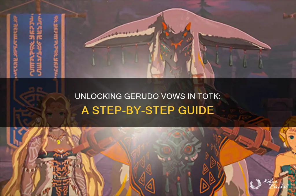 how to get gerudo vows totk