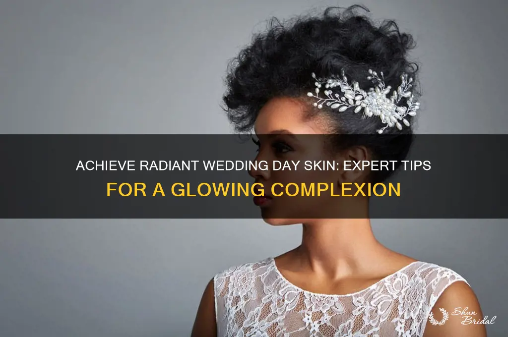 how to get glowing skin for wedding day