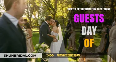 Efficiently Sharing Wedding Day Details with Your Guests: A Guide