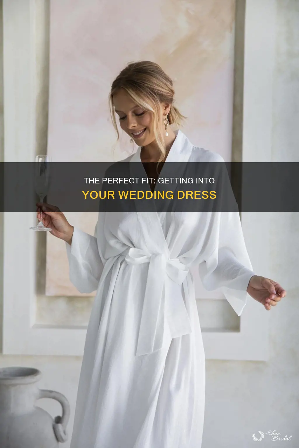 how to get into your wedding dress