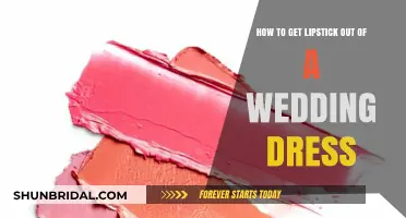 Lipstick Stains on Your Wedding Dress? Here's the Quick Fix