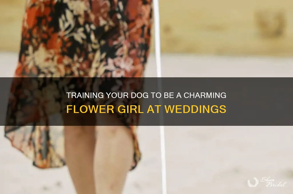 how to get my dog to be a flower girl