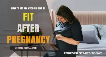 Post-Pregnancy Wedding Ring Solutions