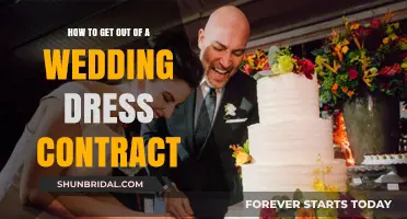 Canceling a Wedding Dress Contract: What You Need to Know