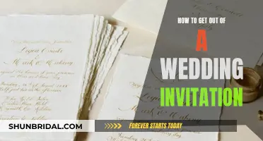 Declining Wedding Invites: Navigating the Etiquette Maze