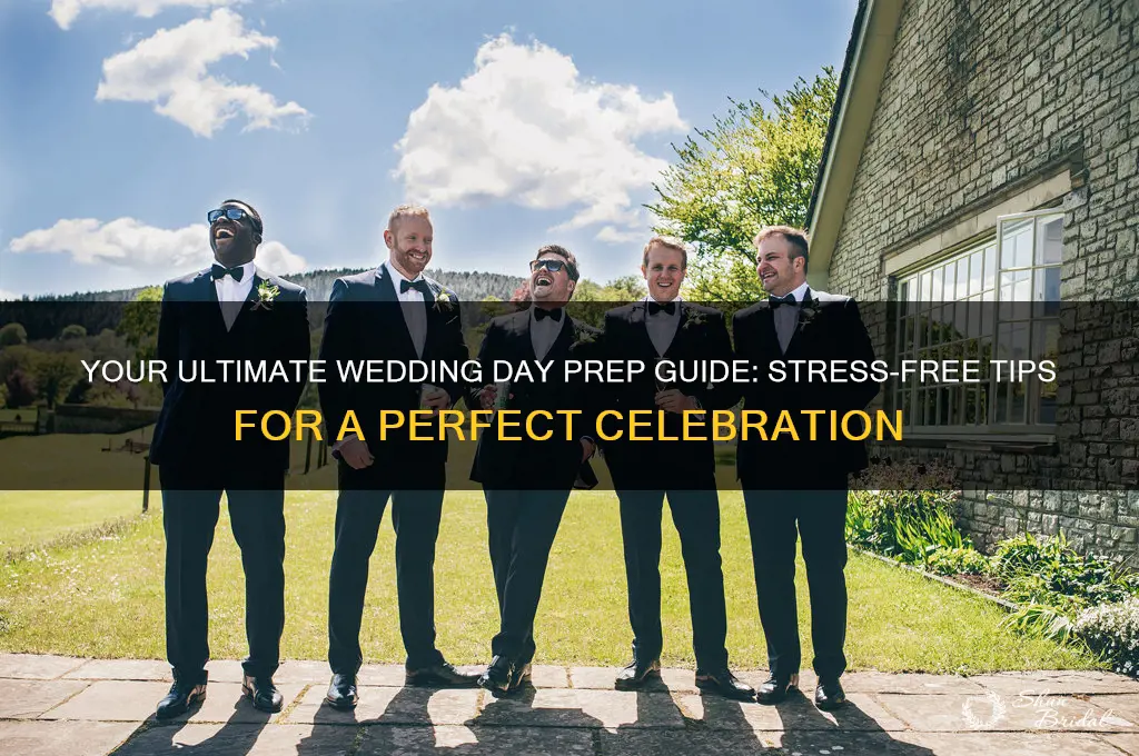 how to get prepared for wedding day