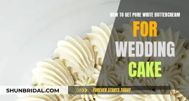 Creating Pristine White Buttercream for Wedding Cakes