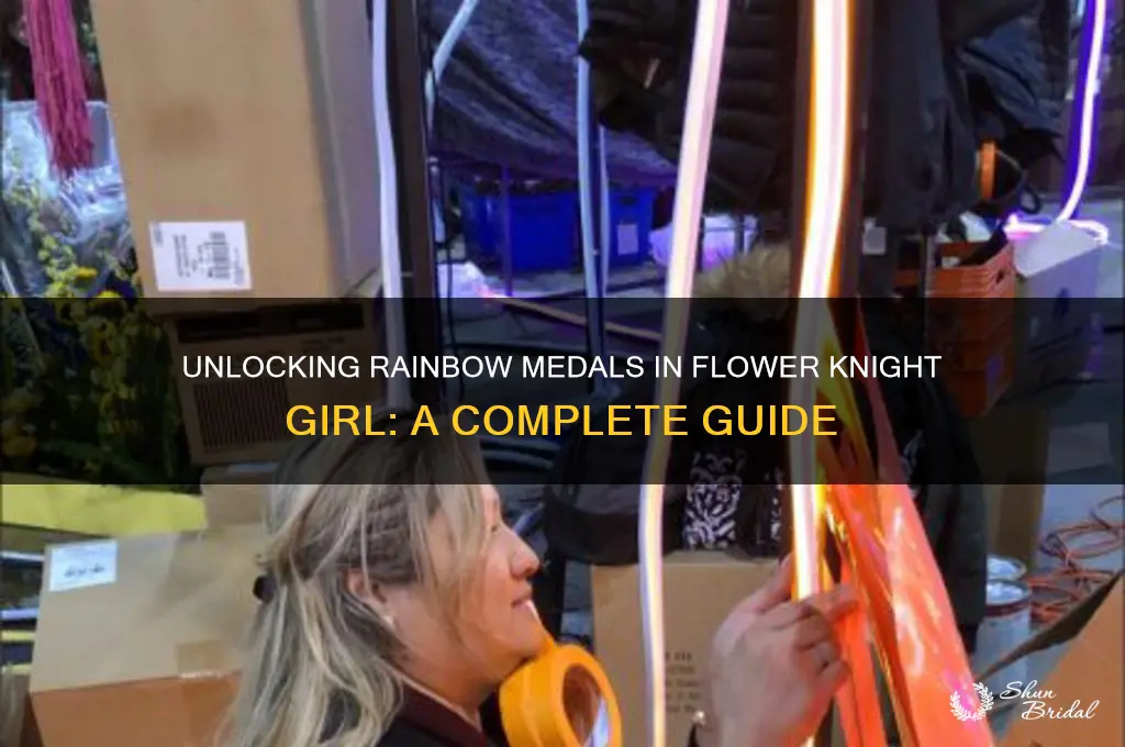 how to get rainbow medals flower knight girl