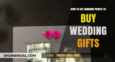 Creative Strategies to Encourage Wedding Gift Purchases from Strangers