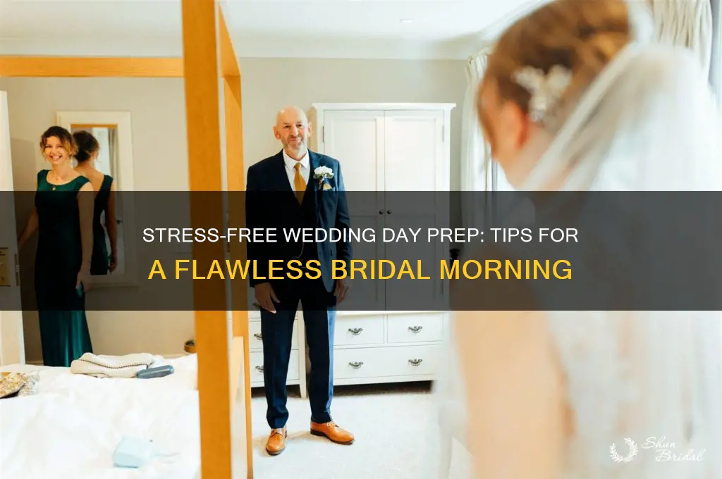 how to get ready on day of wedding