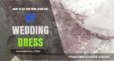 Wedding Dress Wine Stain: Quick and Easy Removal
