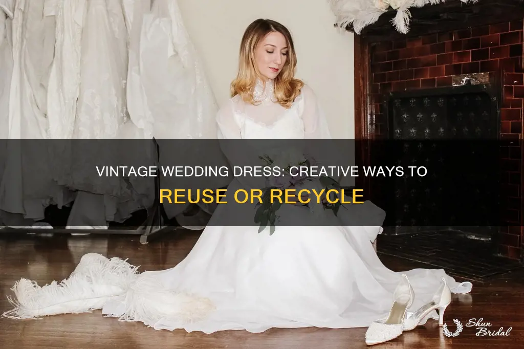 how to get rid of 1950s wedding dress