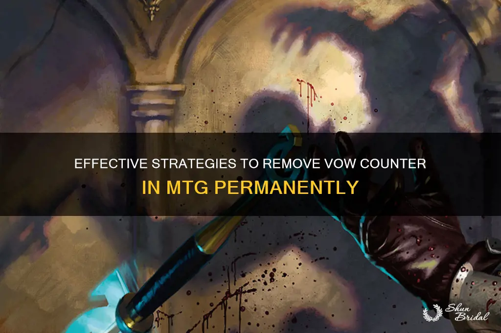 how to get rid of a vow counter mtg