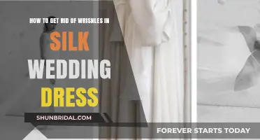 Erase Wrinkles from Your Silk Wedding Dress