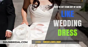 Clean Your Satin Wedding Dress Like a Pro