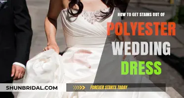 The Big Day: Removing Stains from Your Polyester Wedding Dress