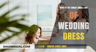 Eradicate Sweat Stains and Odors from Your Wedding Dress