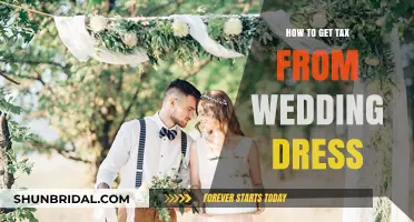 Claiming Tax Back on Wedding Dresses