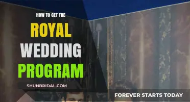 Royal Wedding Program: Your Ultimate Guide to Attending in Style