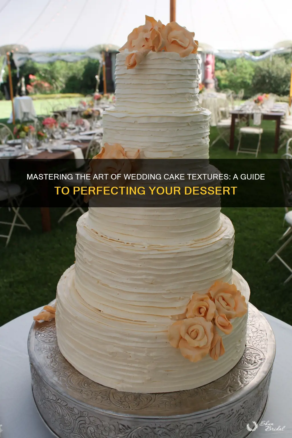 how to get the wedding cake texture