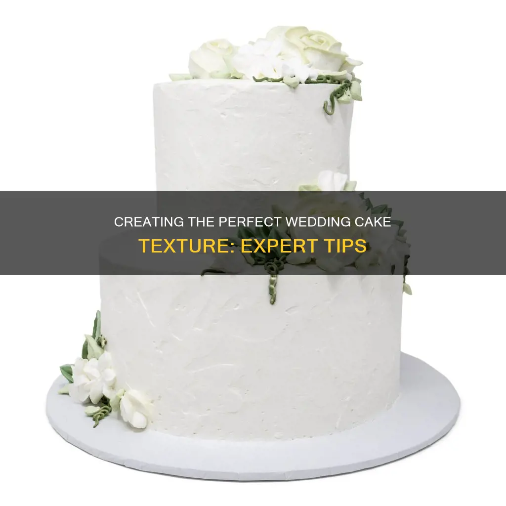 how to get the wedding cake texture