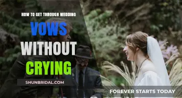 Mastering Wedding Vows: Tips to Stay Composed and Tear-Free