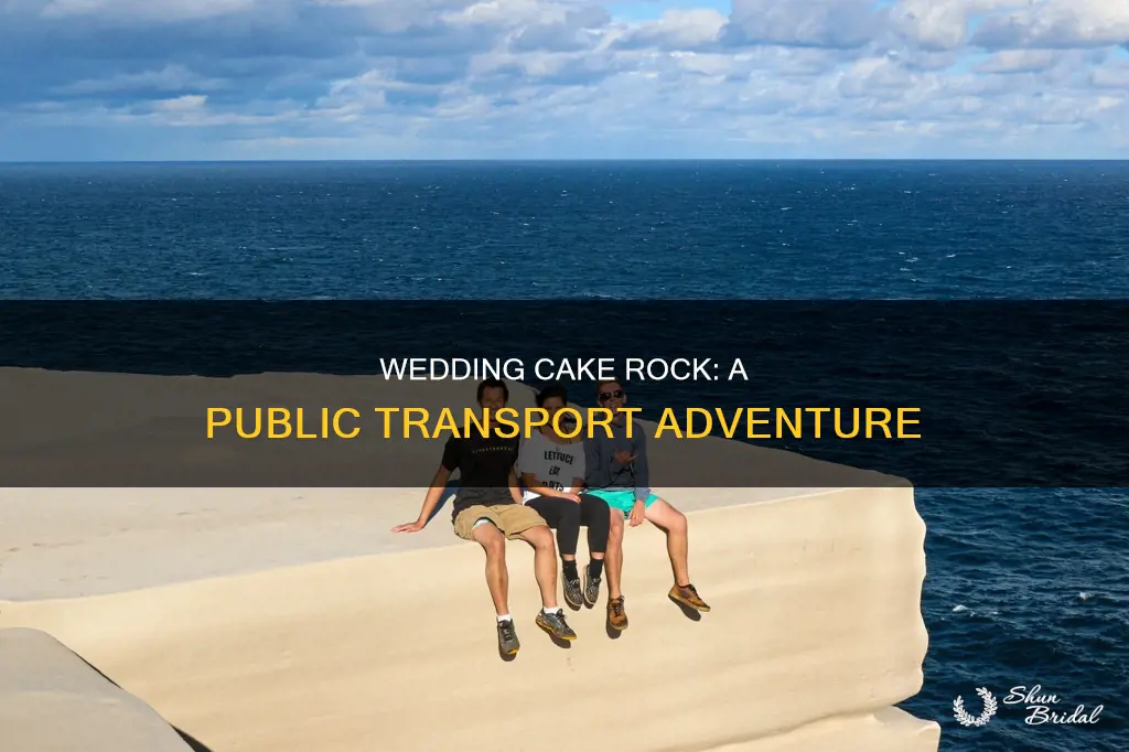 how to get to wedding cake rock by public transport