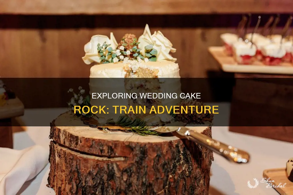 how to get to wedding cake rock by train