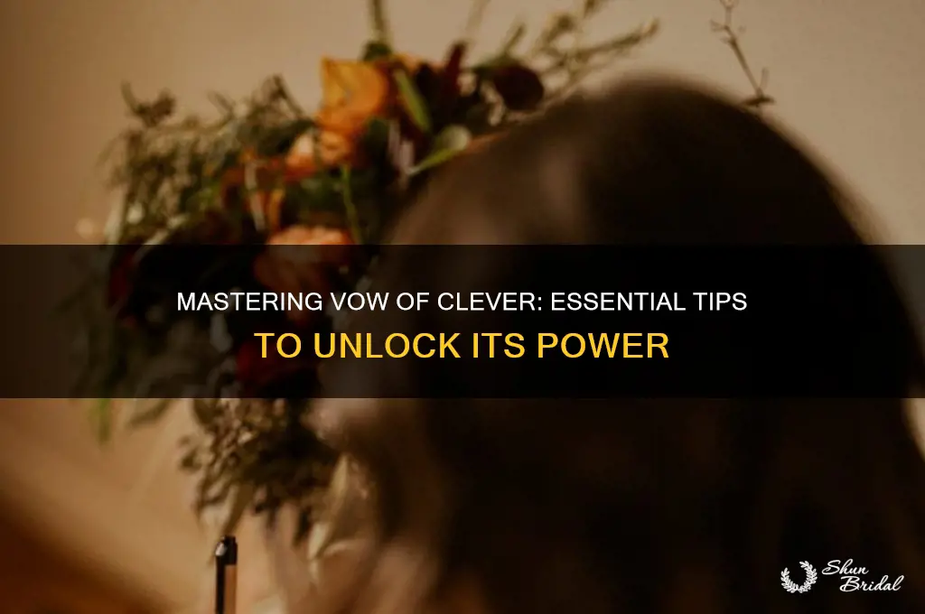 how to get vow of clever
