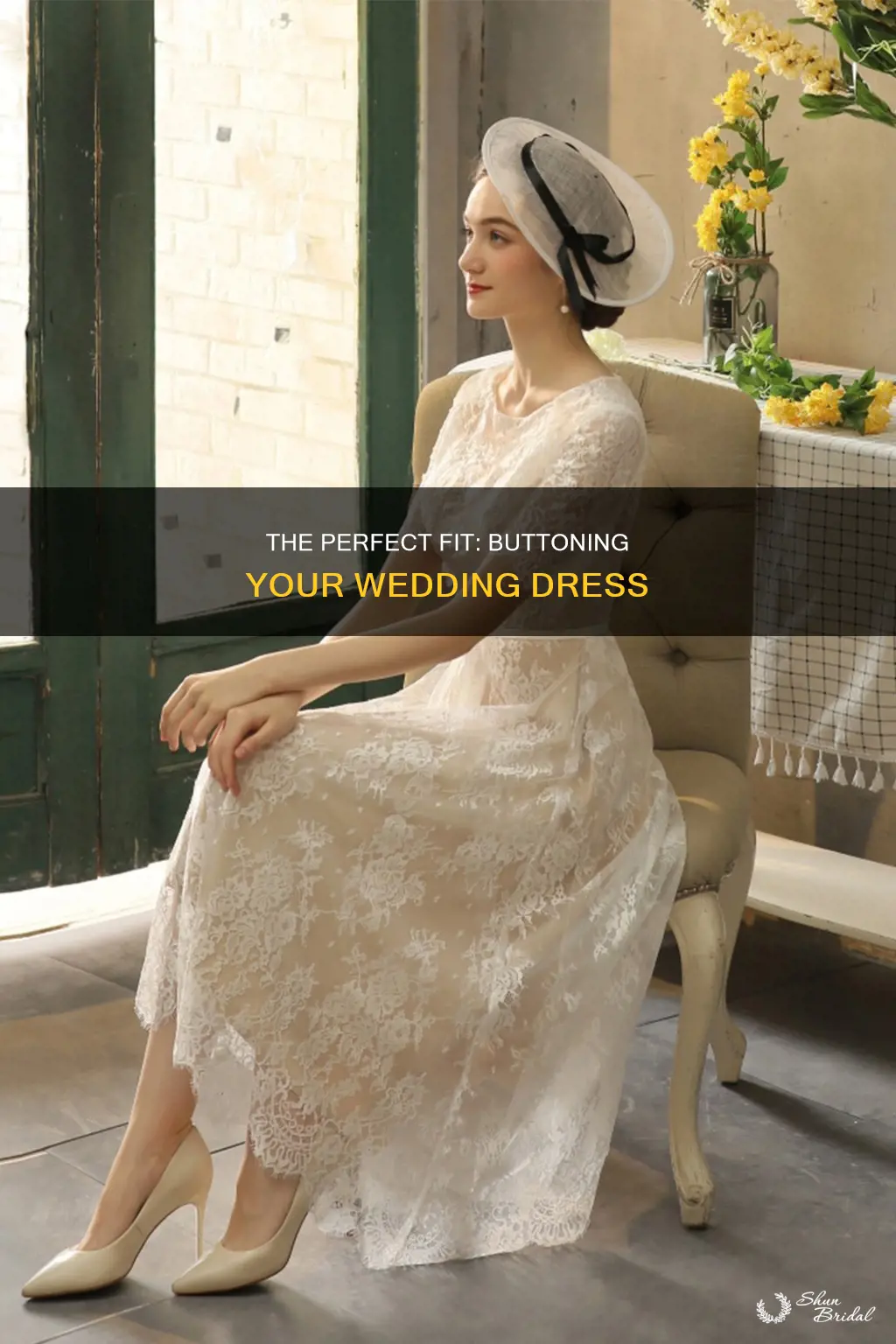 how to get wedding dress buttoned croshet hook