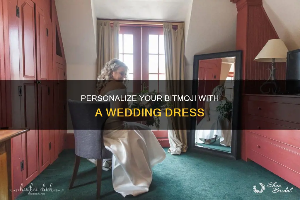how to get wedding dress on bitmoji